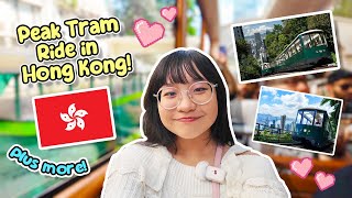 Peak Tram Ride in Hong Kong  Hong Kong Vlog ˚˖𓍢ִ໋🌷͙֒✧˚🎀༘⋆ [upl. by Leahci]