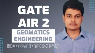 GATE AIR 2 Geomatics Engineering Interview  FMT Student RaghuRam Exam Preparation Tips Mock Tests [upl. by Saba743]