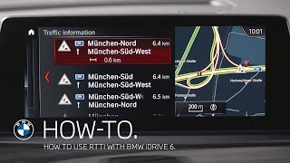 How to use RTTI in your BMW with iDrive 6 – BMW HowTo [upl. by Xirdnek]