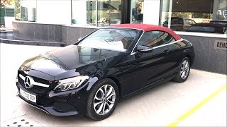 MercedesBenz CClass C 300 Cabriolet A205 2018  Reallife review [upl. by Kyla524]