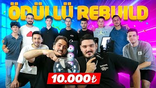 10000 TL ÖDÜLLÜ TAKİPÇİLERLE REBUILD YARIŞMASI YAPTIK  1 MİLYON ABONE ÖZEL [upl. by Yrrat]