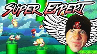 FLAPPY MARIO IS INSANE  Super Mario Maker SUPER EXPERT 100 Mario Challenge [upl. by Charley144]