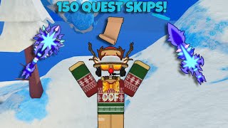 What Do You Get From Using 150 Quest Skips In The Treasure Quest 2023 Winter Event Surprising [upl. by Dragelin]