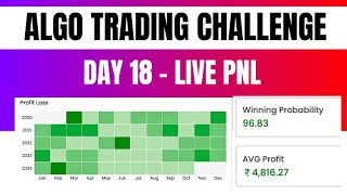 Algo Trading For Beginners  Challenge Day 18  Options Buying Algo Strategy 🤑 [upl. by Anoo]