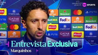 MARQUINHOS “NOS FALTÓ AGRESIVIDAD”  ARSENAL 20 PSG  CHAMPIONS LEAGUE  ENTREVISTA [upl. by Buroker]