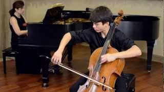 Derek Louie  Kabalevsky Cello Concerto No 1 allegro [upl. by Acinat]