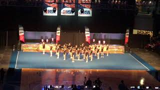 Edwardsville Varsity Cheer  IHSA State 2018 Day 2 [upl. by Yntruoc815]