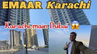 Emaar Towers Karachi  Emaar Oceanfront  Ocean View Apartments [upl. by Barnet374]