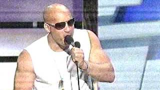 vin diesel in billboard 2009 Trying to speak Spanish [upl. by Rehotsirhc944]