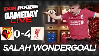 Salah WONDERGOAL Doyle Starts Dancing 🕺 Watford 04 Liverpool [upl. by Nessaj189]