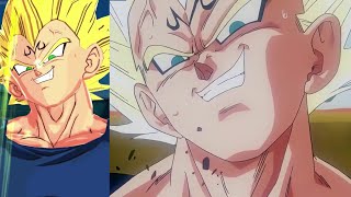 Ultra Majin Vegeta References  Side By Side  In Dragon Ball Legends [upl. by Noryt]