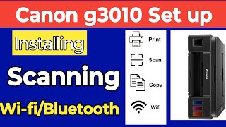 canon G3010 software installing laptopmobile canon g3010 scan kaise karen document scaning [upl. by Iduj]