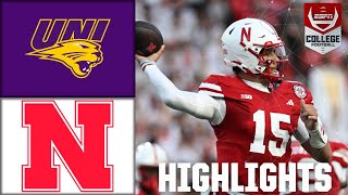 Northern Iowa Panthers vs Nebraska Cornhuskers  Full Game Highlights  ESPN College Football [upl. by Maloy567]