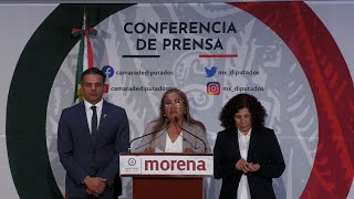 Conferencia de prensa  Dip Alma Delia Navarrete Rivera  Morena  30032024 [upl. by Nytsirt]