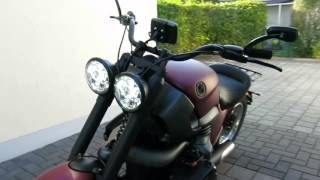 BMW R1200C Bobber Motogadget MotoscopePro [upl. by Ahsinwad]