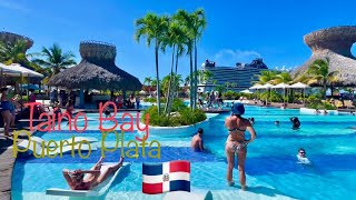 Taíno Bay Cruise Port 🚢 Puerto Plata DR 🇩🇴 [upl. by Gherlein]