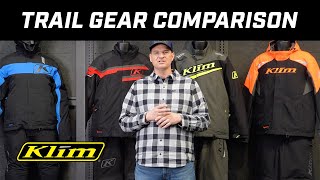 KLIM Insulated Trail Gear  Product Comparison [upl. by Domela]