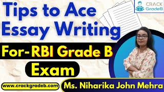 Tips to Ace Essay Writing for RBI Grade B exam [upl. by Enihpled]