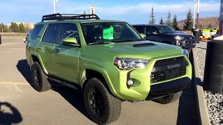 Lifted 2022 Toyota 4Runner TRD Pro in Lime Rush on 28570R17 Tires [upl. by Edlun462]