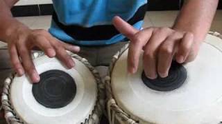 Tabla Basic Lesson  How to play quotDhaquot [upl. by Medea169]