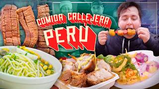 Comida callejera en PERÚ 🇵🇪 [upl. by Willie]