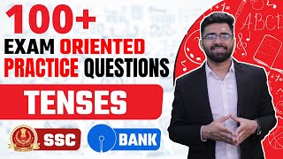 100 Exam Oriented Practice Questions  Tenses  CET SSC CGLCHSL CDS Bank Exam  Tarun Grover [upl. by Eilla]