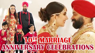 10th Marriage Anniversary Celebrations  Ramneek Singh 1313 [upl. by Adlih]