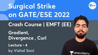 Gradient Divergence Curl  Lec 4  EMFT EE  Crash Course  GATEESE 2022 [upl. by Aloysius563]