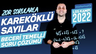 Kareköklü İfadeler Soru Çözümü Beceri Temelli Sorular LGS 2022 Kampı 8 Sınıf Matematik Test 5 [upl. by Anaoj]