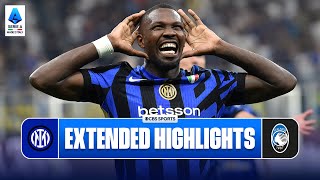 Inter vs Atalanta Extended Highlights  Serie A  CBS Sports Golazo [upl. by Erasmus]