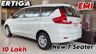 MARUTI SUZUKI ERTIGA 2024 New Model LOAN Emi Finance Price Full Details [upl. by Luana276]