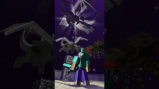 Ender Dragon Vs Mobs Minecraft Dynamic Playz minecraft enderdragon montero short [upl. by Floridia849]