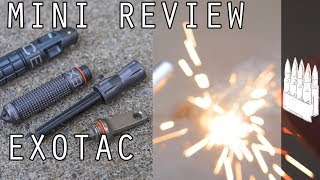 Mini Review EXOTAC Fire starters [upl. by Fabri867]