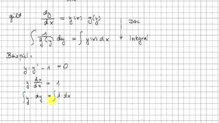 31 Differentialgleichungen  Einführung und erste Beispiele [upl. by Rhona]