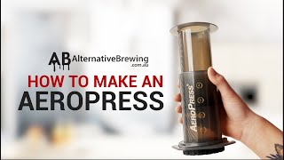 How to Make an AeroPress Coffee Out Of the Box [upl. by Tenaej]