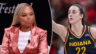 Jemele Hill rips irresponsible headlines on Caitlin Clarks WNBA ratings impact before proving their [upl. by Edijabab]