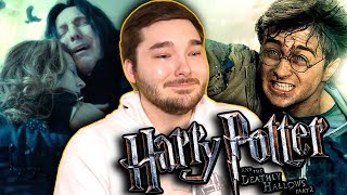 This cry BROKE ME First Time Watching Harry Potter and the Deathly Hallows Part 2 2011 Reaction [upl. by Niar]