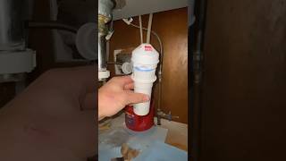 Sink not draining Installing Air Admittance Valve Under Kitchen Sink plumber plumbing oatley [upl. by Zsuedat]