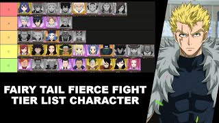 FAIRY TAIL FIERCE FIGHT TIER LIST BY UCUP  FAIRY TAIL FIERCE FIGHT [upl. by Taylor672]