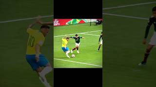 Neymar in brazil kit is different 🤯 football neymarskills viralvideo neymar skills shorts [upl. by Kezer]