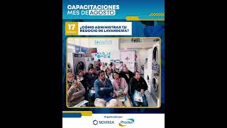 CAPACITACIÓN ¿CÓMO ADMINISTRAR TU NEGOCIO DE LAVANDERÍA [upl. by Garlanda]