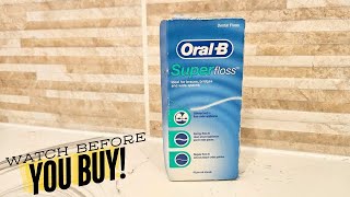 My Honest Review of Oral B Super Floss [upl. by Aldwon]