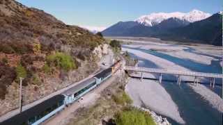 Chasing the TranzAlpine Express [upl. by Ahsienel]