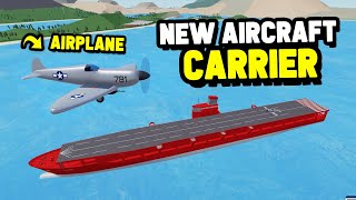 AIRCRAFT CARRIER in Roblox Shipping Lanes [upl. by Navaj99]