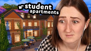 making student apartments with the new sims pack [upl. by Winter]