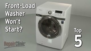 Washer Won’t Start — Washing Machine Troubleshooting [upl. by Gene250]