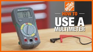 How to Use a Multimeter  The Home Depot [upl. by Annawot574]