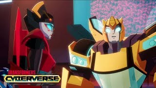 Transformers Cyberverse España  Maccadams 🎶 Episodio 10  Transformers Official [upl. by Hescock]