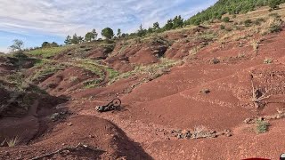 VTT tour du lac de Salagou avec quelques chutes [upl. by Albion762]