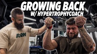 BEST TIPS FOR BACK w Hypertrophy Coach amp Brett Wilkin [upl. by Eicnarf]